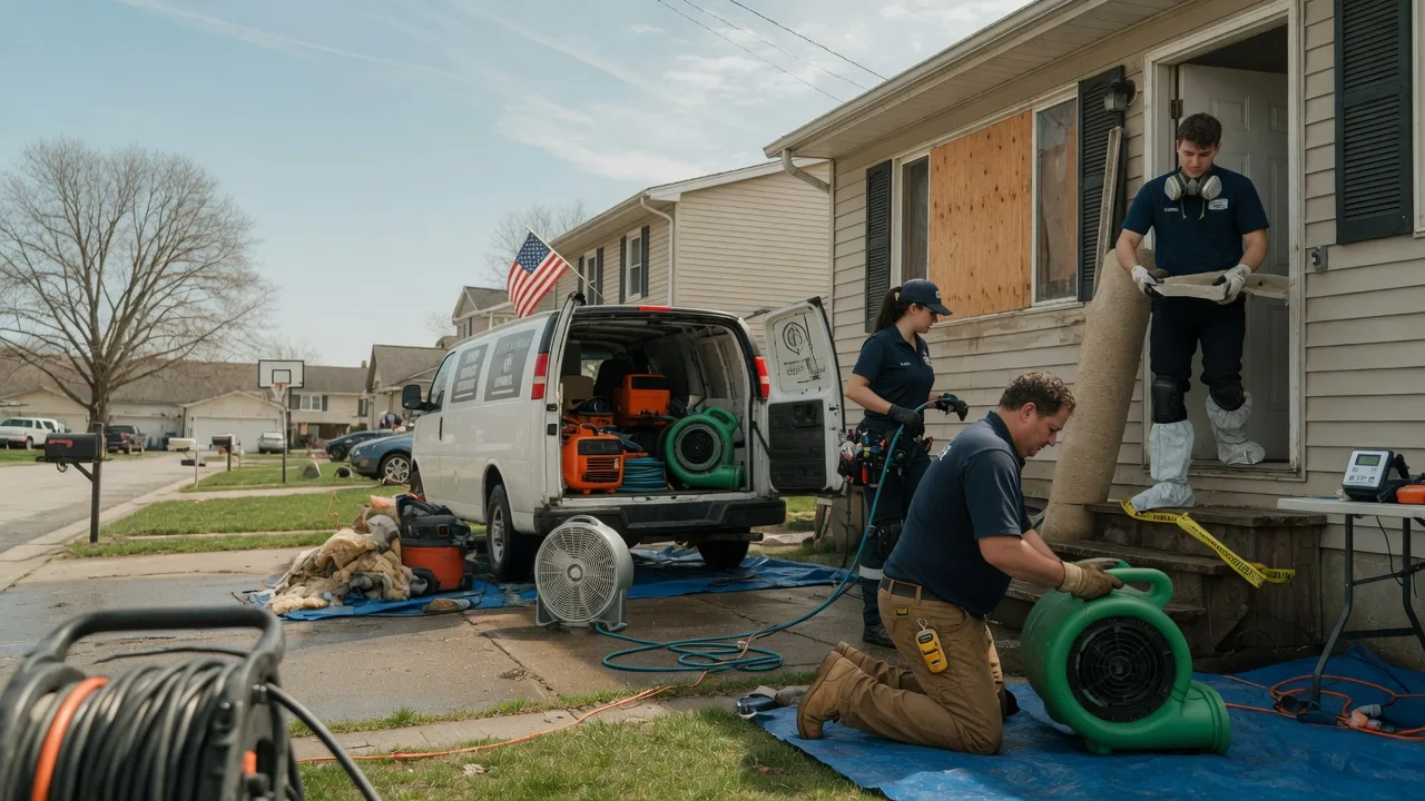 Water Damage Restoration in Rome, IN near me